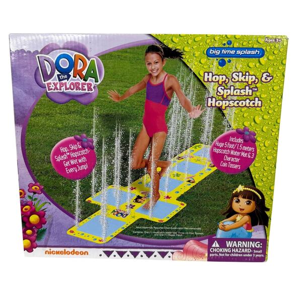 Dora the Explorer Hop Skip Splash Hopscotch Splash Pad New - Picture 1 of 3